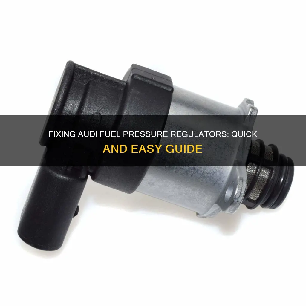 how quick to fix bad audi fuel pressure regulator