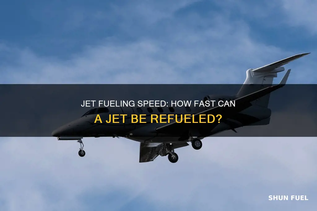how quickly can a jet be fueled
