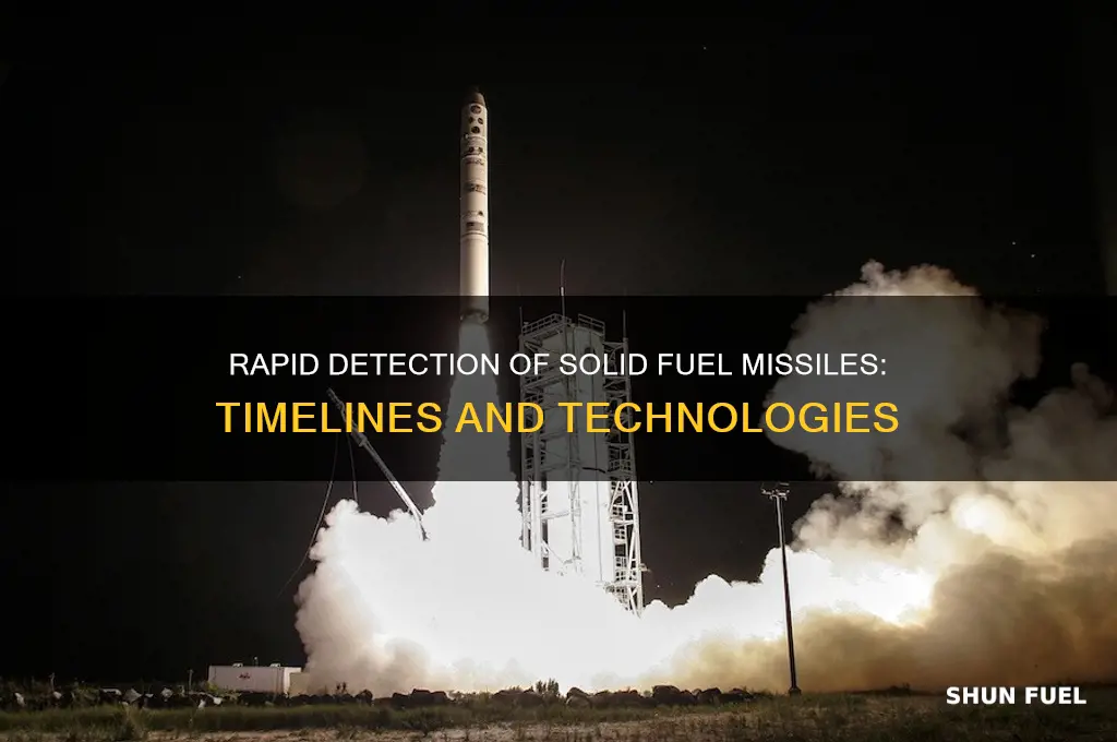 how quickly can a solid fuel missle be detected