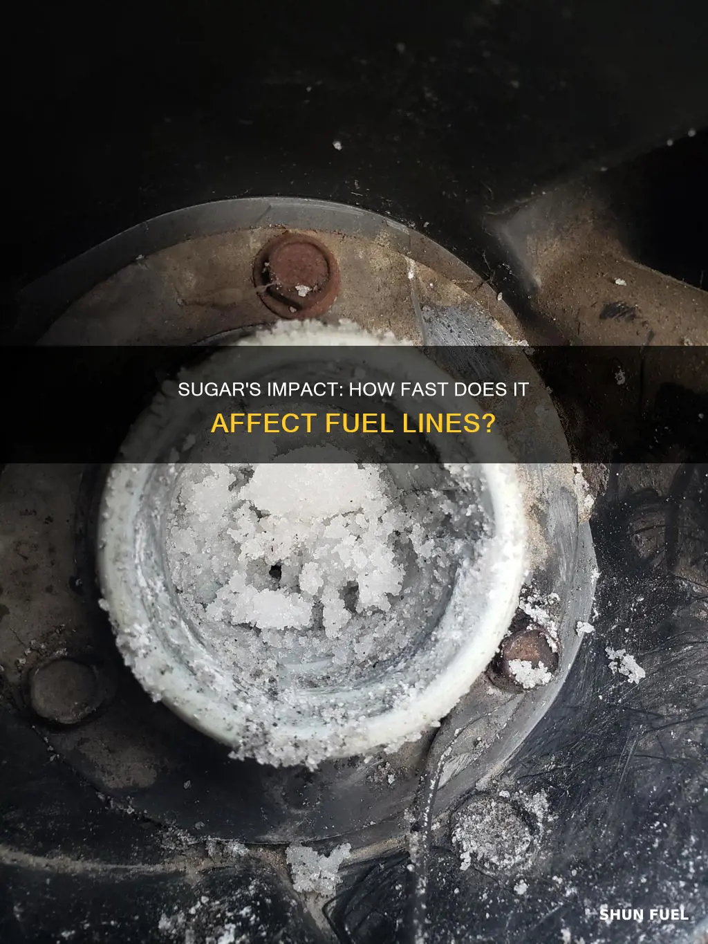 how quickly does sugar affect fuel lines