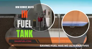 Get Rid of Water in Your Fuel Tank