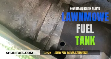 Quickly Fix a Hole in Your Plastic Lawnmower Fuel Tank