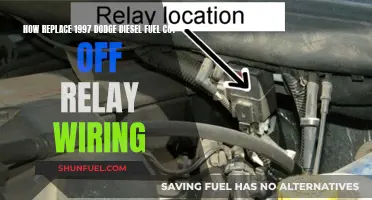 Replacing Diesel Fuel Cut-Off Relay Wiring in '97 Dodge