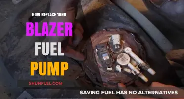 Replacing the Fuel Pump in a 1998 Blazer: A Step-by-Step Guide