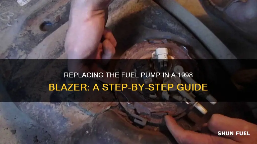 how replace 1998 blazer fuel pump