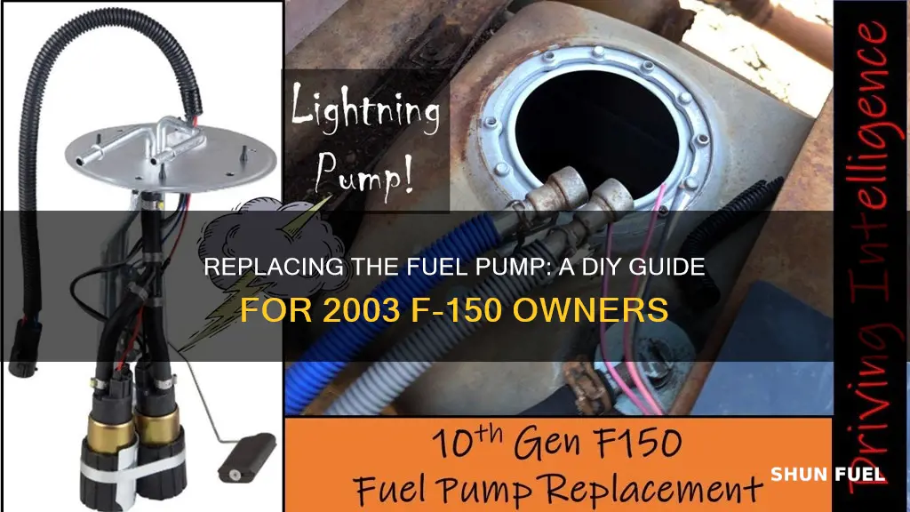 how replace a fuel pump on 2003 f 150