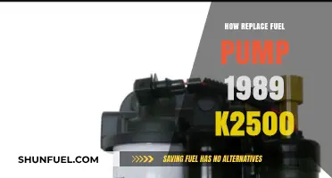 DIY Guide: Replacing the Fuel Pump in a 1989 K2500