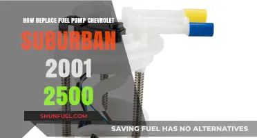 DIY Guide: Replacing the Fuel Pump in a 2001 Chevrolet Suburban 2500