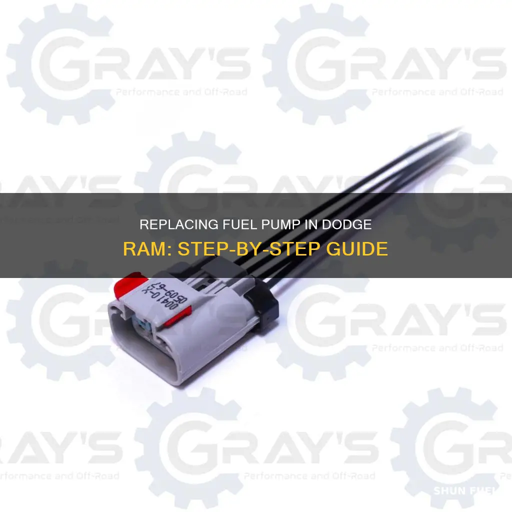 how replace fuel pump dodge ram