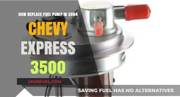 Replacing the Fuel Pump: A Guide for 2004 Chevy Express 3500 Owners