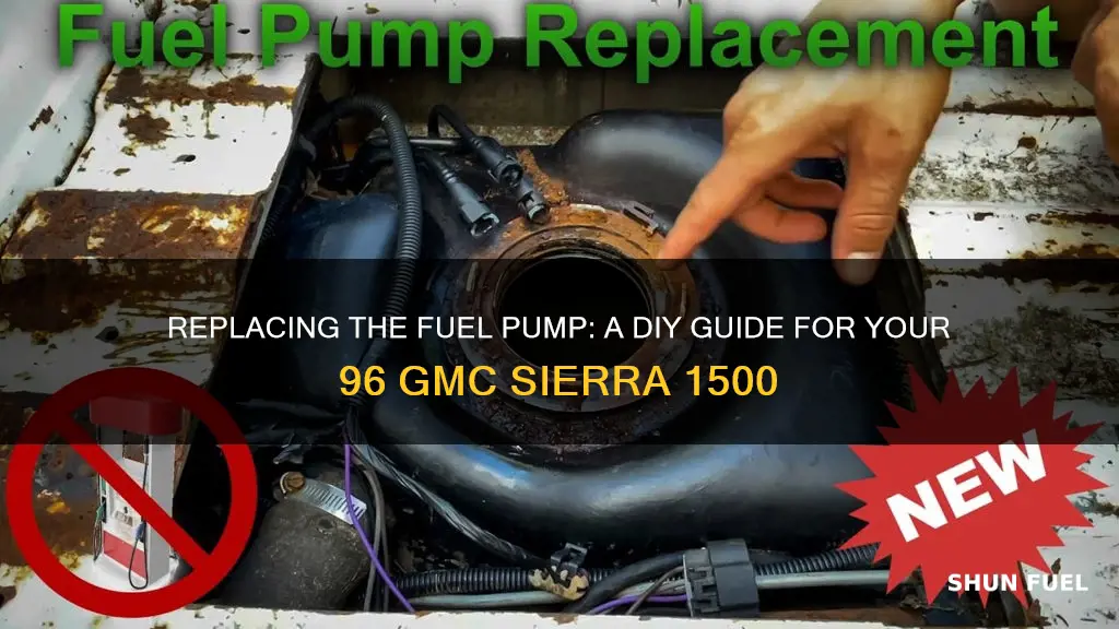 how replace fuel pump on 96 gmc sierra 1500