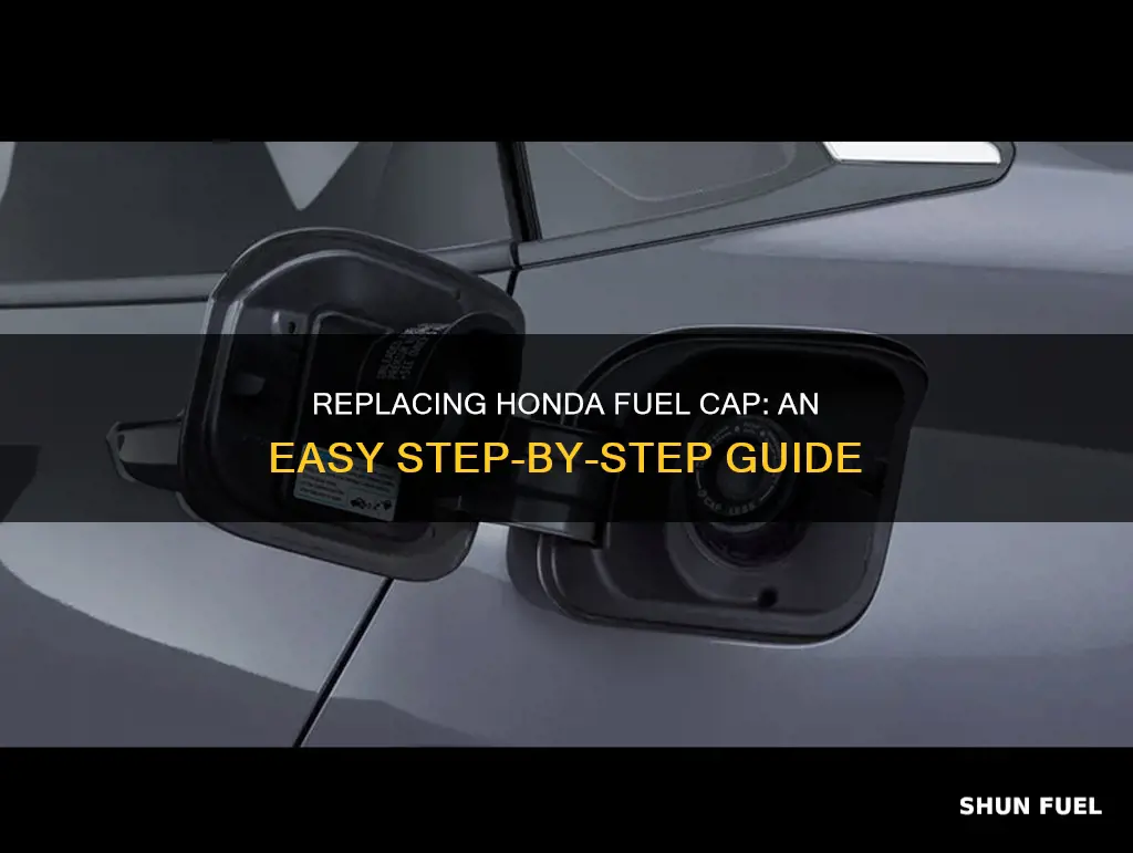 how replace honda fuel cap