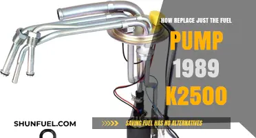 Fuel Pump Replacement: A Step-by-Step Guide for 1989 K2500