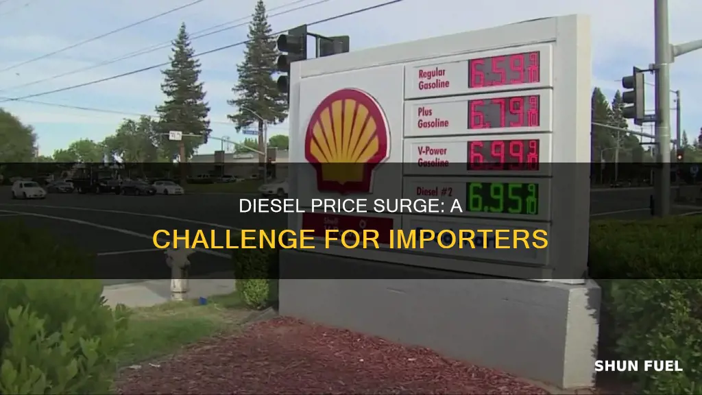 how rising diesel fuel prices affect us importers