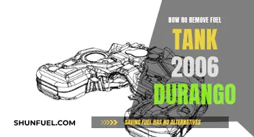 Removing the Fuel Tank in a 2006 Durango: Step-by-Step Guide