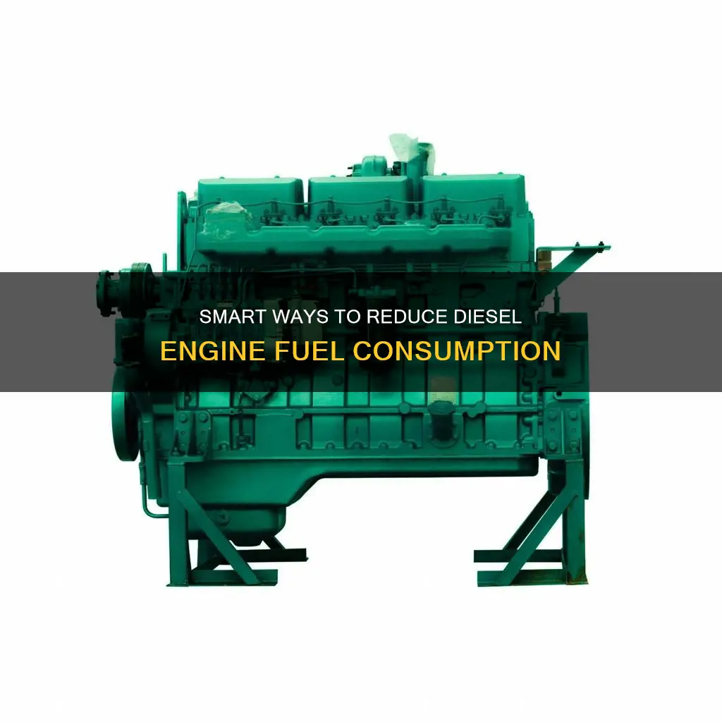 how save fuel consumption in diesel engine
