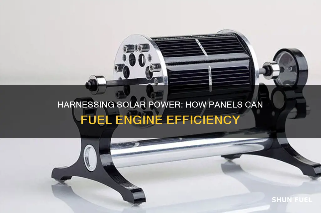 how solar panel can fuel an engine