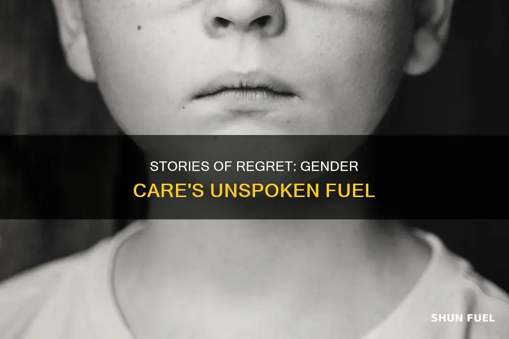 how stories regret fuel gender care