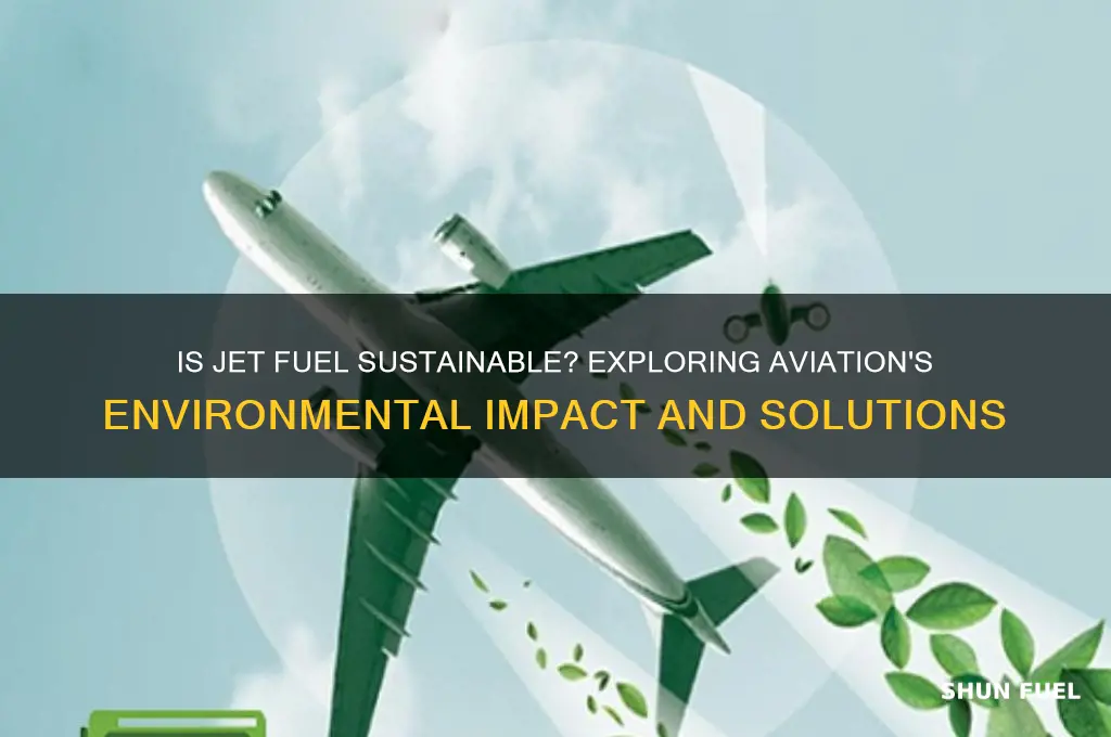 how sustainable is jet fuel