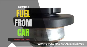 Stealing Gas: Siphoning Fuel from Cars