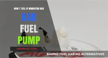 Diagnosing Windstar Fuel Pump Issues: Signs of a Failing Pump