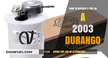 Replacing Fuel in a 2003 Durango: A Step-by-Step Guide