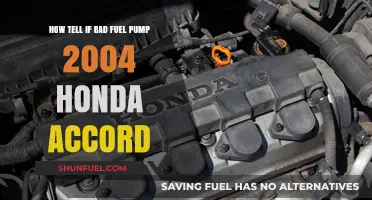 Diagnosing a Failing Fuel Pump in Your 2004 Honda Accord