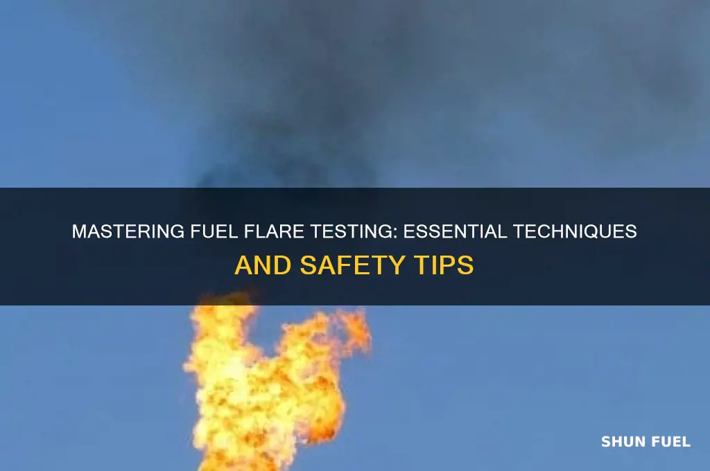 how test fuel flare