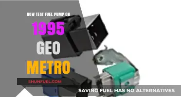 Testing Your 1995 Geo Metro's Fuel Pump: A Step-by-Step Guide