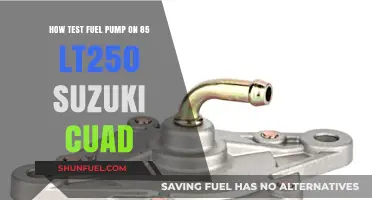Testing Your Suzuki LT250 Quad's 85 Fuel Pump: A Step-by-Step Guide