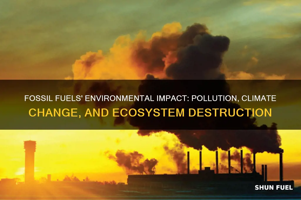how the use of fossil fuels affect the environment