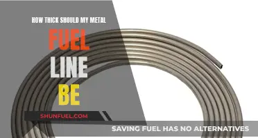Metal Fuel Lines: Optimal Thickness for Safety and Performance