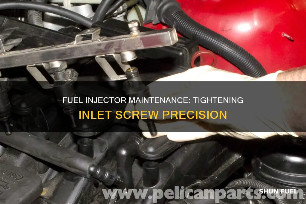 how tight for fuel injectors inlet s rews