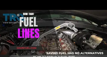 Tightening Fuel Lines: How Tight is Too Tight?