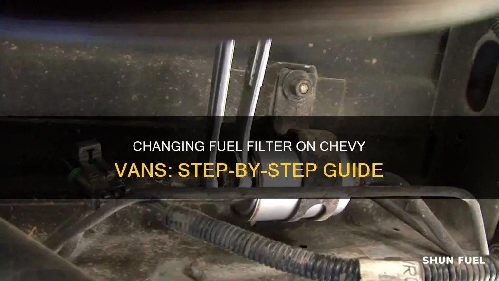 how tlo change the fuel filter on 2000 chevy van