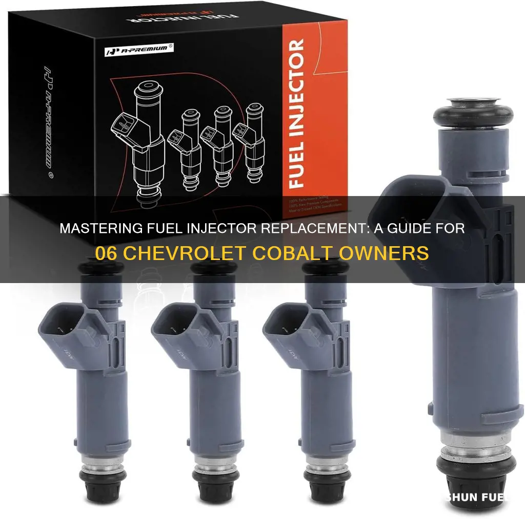 how to 06 chevrolet cobalt fuel injector replacement