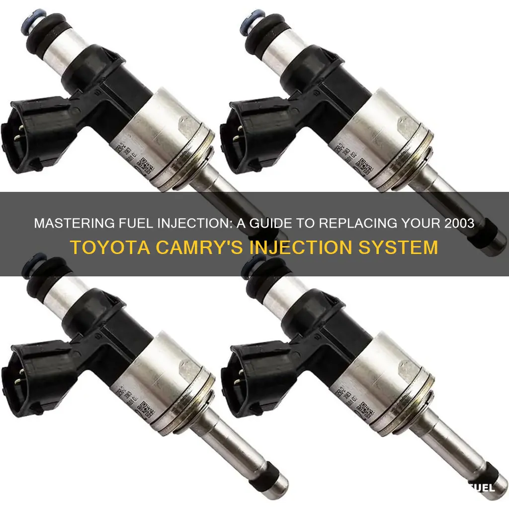 how to 2003 toyota camry fuel injection replacement