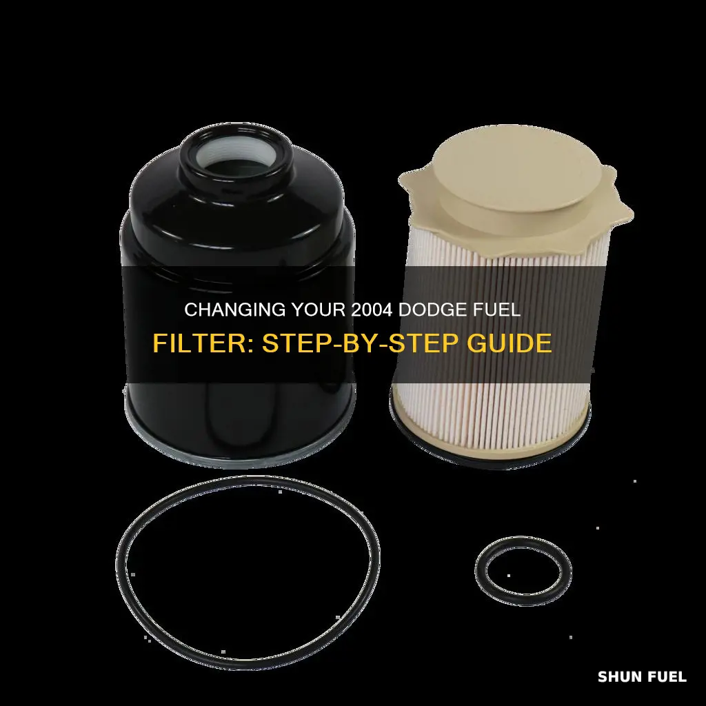 how to 2004 dodge convert fuel filter