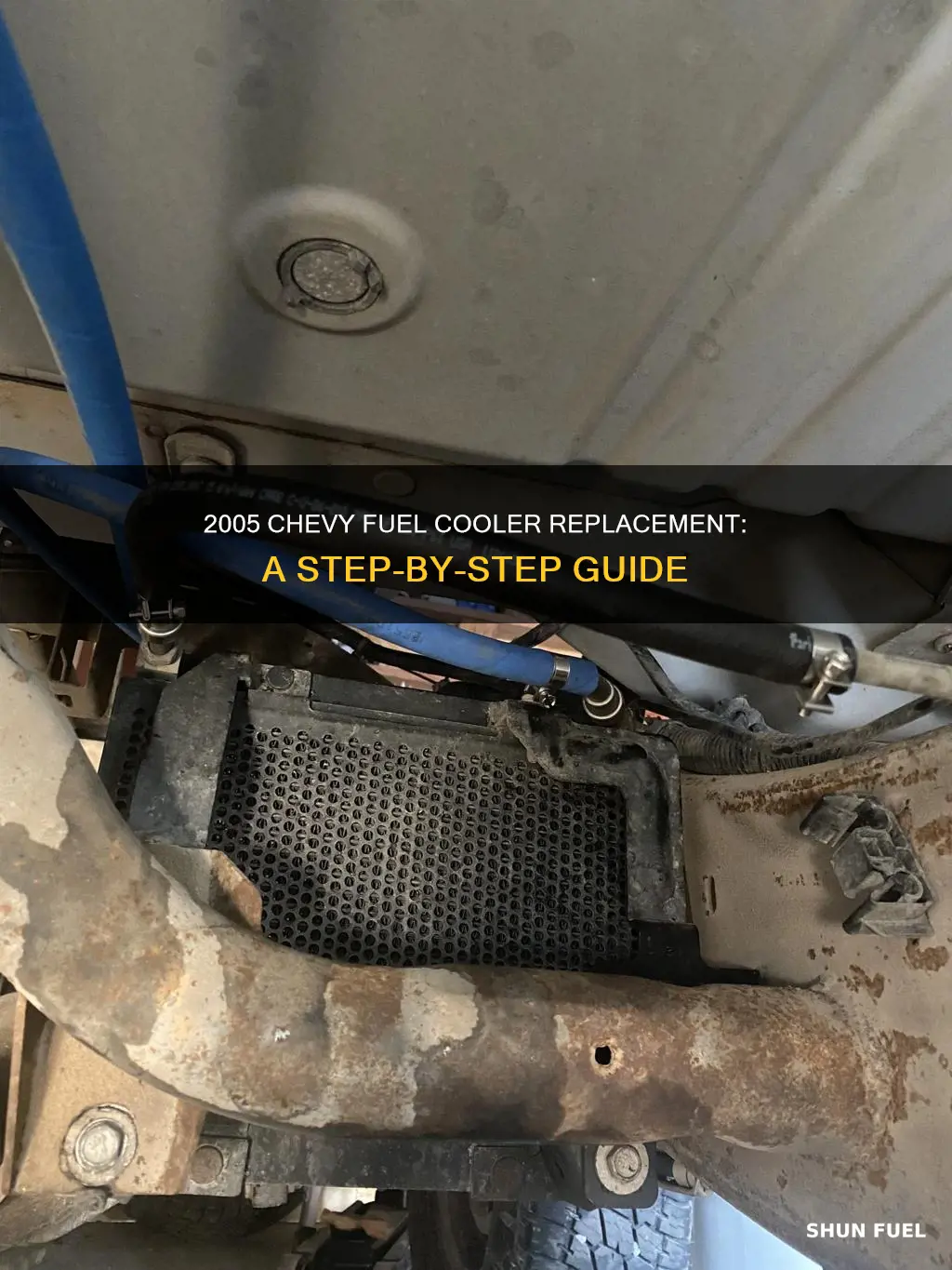 how to 2005 chevy fuel cooler replace