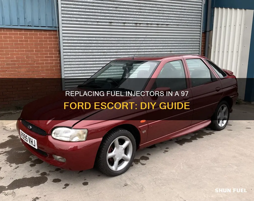 how to 97 ford escort fuel injector replace
