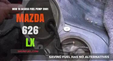 Accessing the Fuel Pump in a 2001 Mazda 626 LX: A Guide
