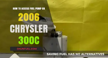 Accessing the Fuel Pump on Your 2006 Chrysler 300C: A Guide