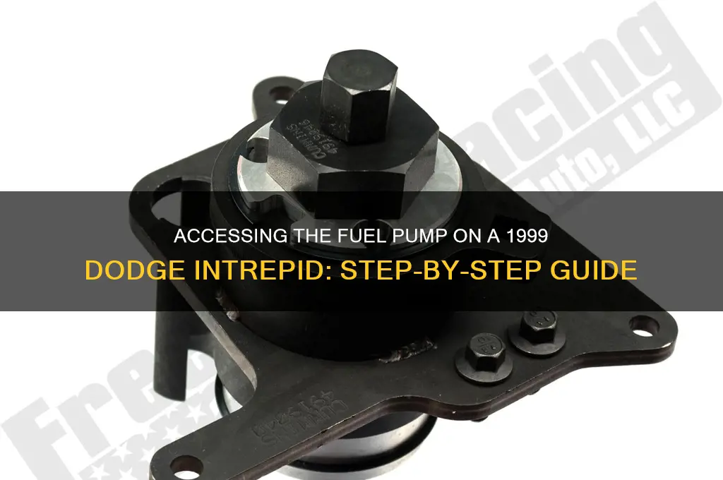 how to access fuel pump on a 1999 intrepid