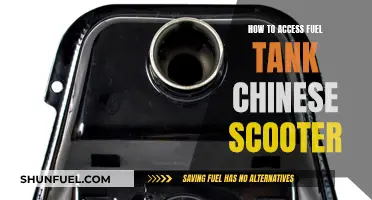 Accessing Your Chinese Scooter's Fuel Tank: A Guide