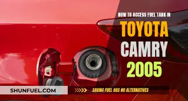 Accessing Your 2005 Toyota Camry's Fuel Tank