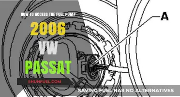 Accessing the Fuel Pump in Your 2006 VW Passat: A Guide