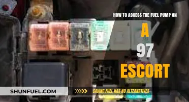 Accessing the Fuel Pump on a 1997 Ford Escort: A Step-by-Step Guide