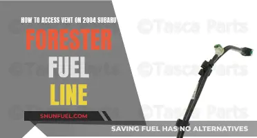 Accessing Fuel Vents: 2004 Subaru Forester Guide