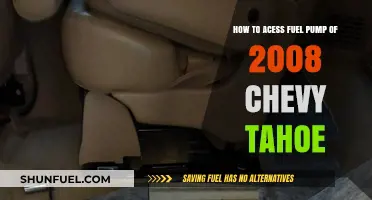 Accessing the Fuel Pump in Your 2008 Chevy Tahoe: A Step-by-Step Guide