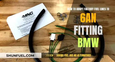 Adapting Factory Fuel Lines: BMW 6an Fitting Guide